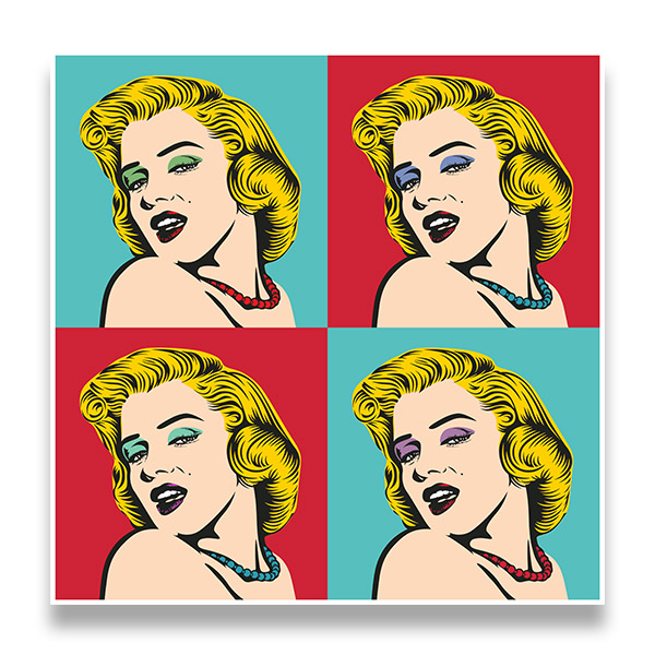 Adesivi Murali: Marilyn Warhol