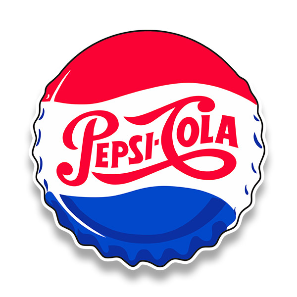 Adesivi per Auto e Moto: Piastra Pepsi Cola