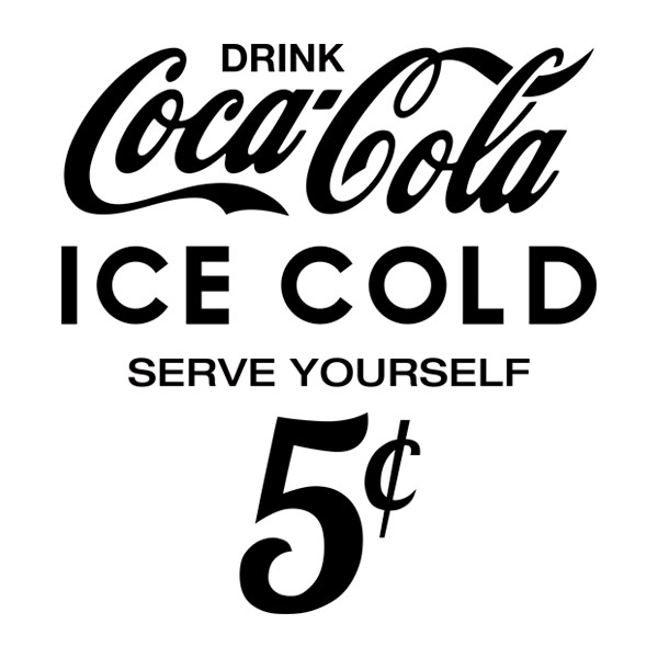 Adesivi Murali: Coca Cola Ice Cold