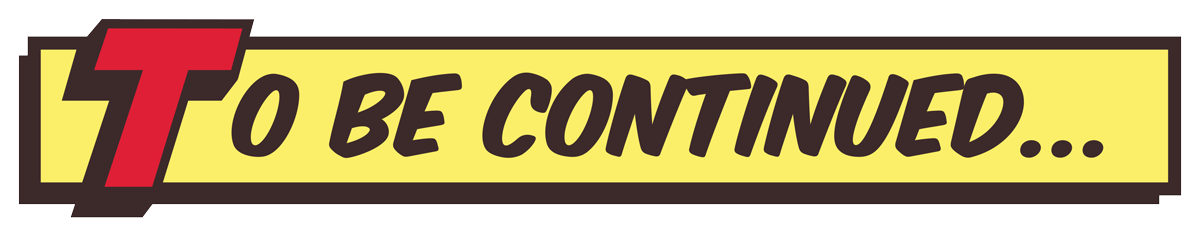Adesivi Murali: Adesivo comic To Be Continued