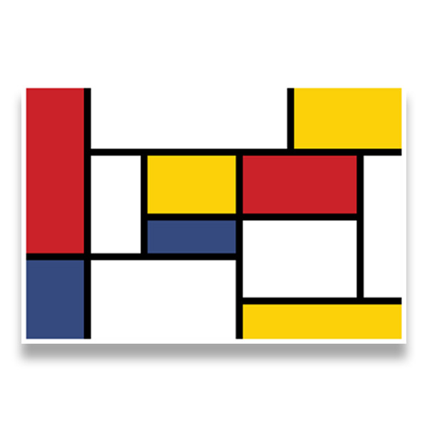 Adesivi Murali: Arte Mondrian