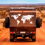 Adesivi per camper: Mappa di Silhouette Mundi Low 14