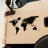 Adesivi per camper: Mappa di Silhouette Mundi Low 24