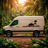 Adesivi per camper: Spiaggia paradisiaca 13