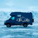 Adesivi per camper: Foresta di montagna 11