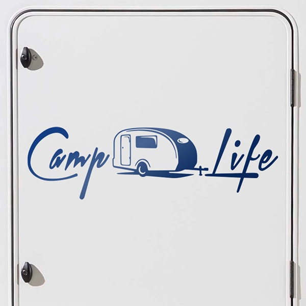 Adesivi per Auto e Moto: Camp Life