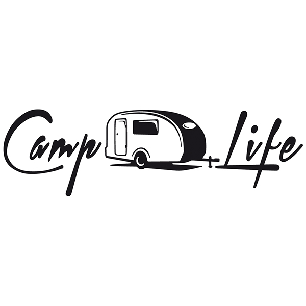 Adesivi per Auto e Moto: Camp Life