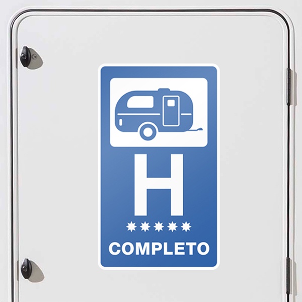 Adesivi per camper: Hotel completo