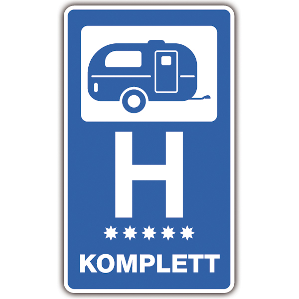 Adesivi per camper: Hotel Komplett