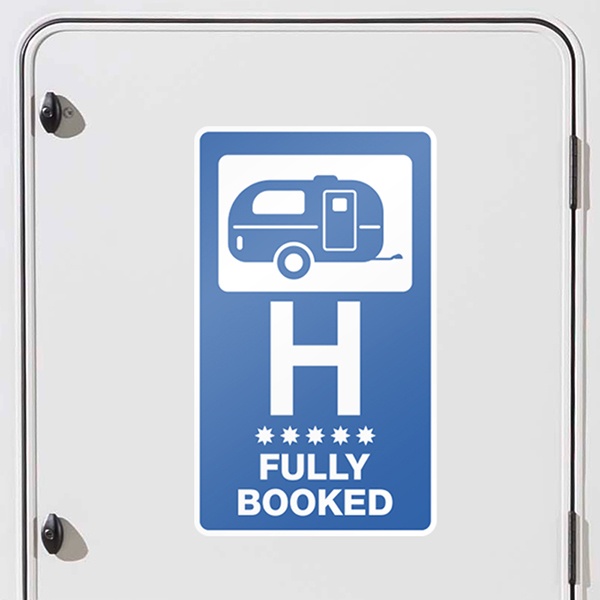 Adesivi per Auto e Moto: Hotel Fully Booked