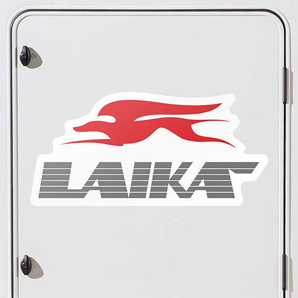 Adesivi per Auto e Moto: Laika Logo 1