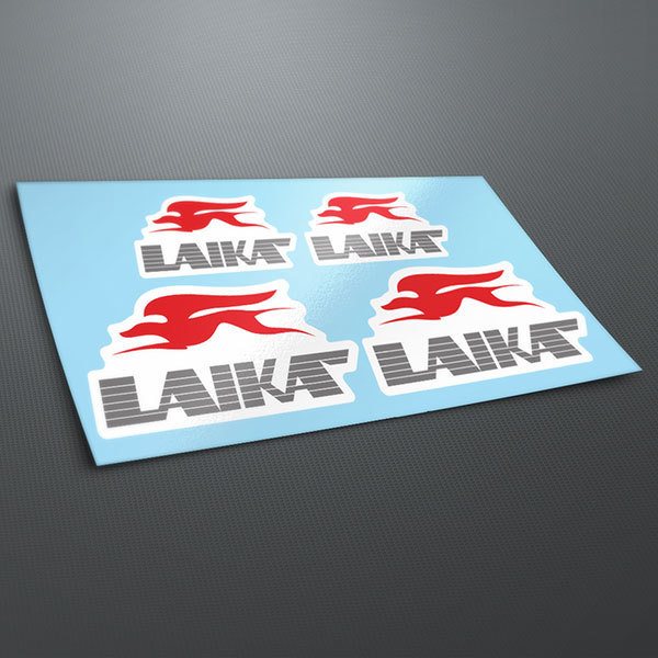 Adesivi per camper: Kit di adesivi logo Laika