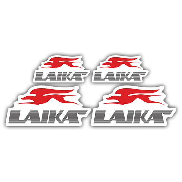 Adesivi per camper: Kit di adesivi logo Laika