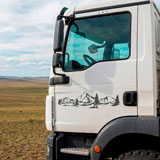 Adesivi per camper: Paesaggio montano 24