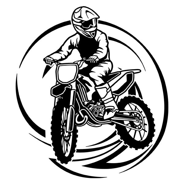 Adesivi per camper: Motocross