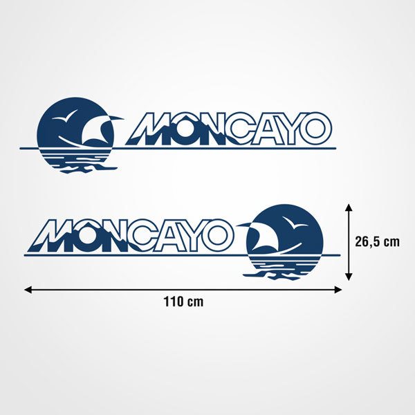 Adesivi per camper: Set Moncayo