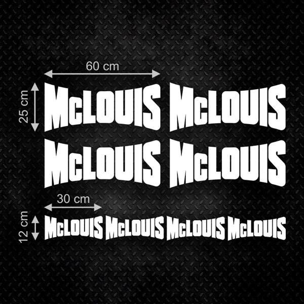 Adesivi per Auto e Moto: Set 8X McLouis