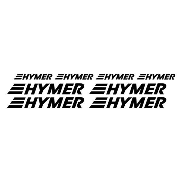 Adesivi per camper: Set 8X Hymer