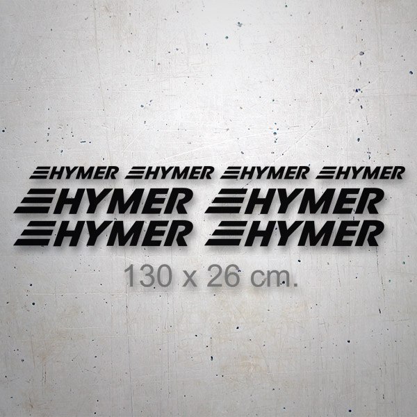 Adesivi per camper: Set 8X Hymer