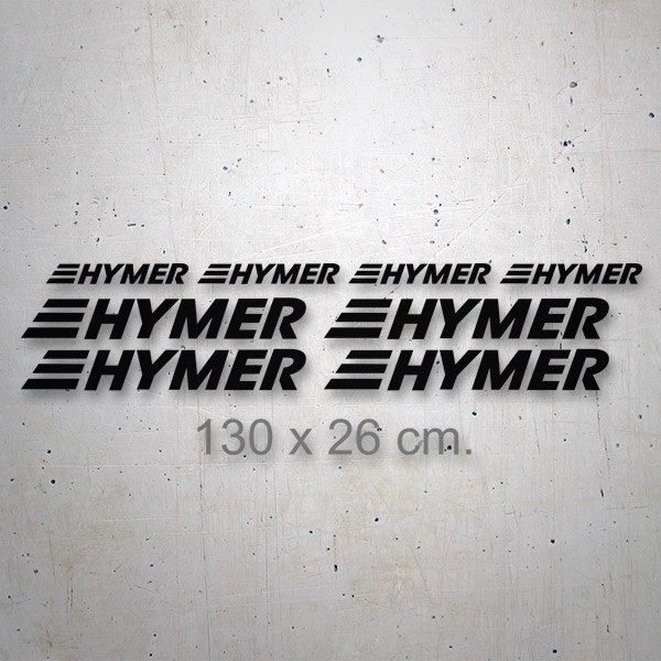 Set di adesivi Hymer 2/2