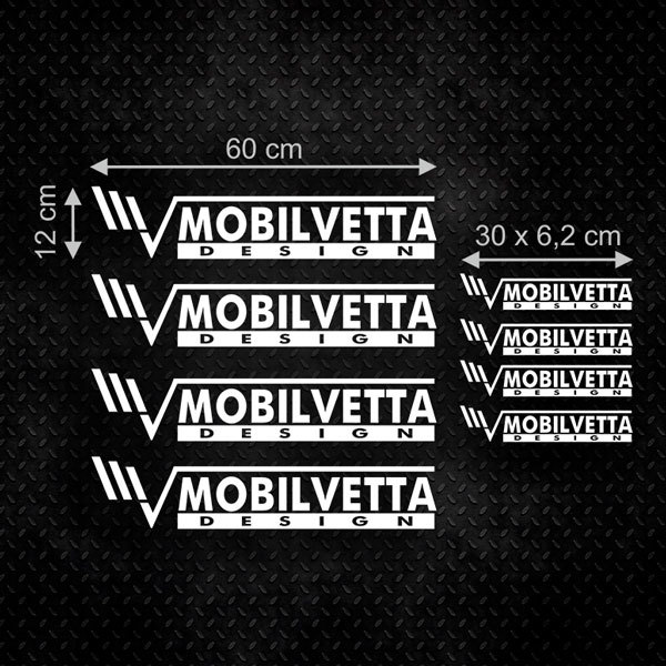 Adesivi per camper: Set 8X Mobilvetta Design