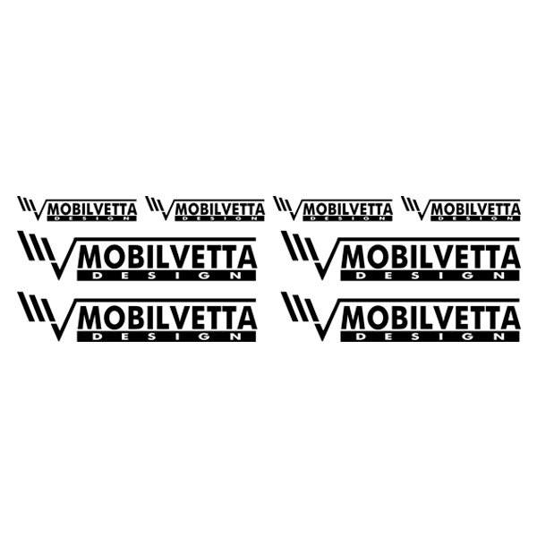 Adesivi per camper: Set 8X Mobilvetta Design