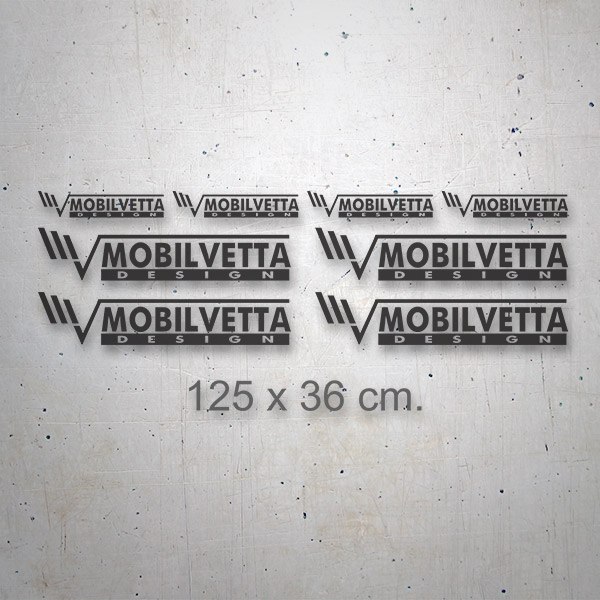 Adesivi per camper: Set 8X Mobilvetta Design