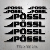 Adesivi per camper: Set 8X Pössl 2