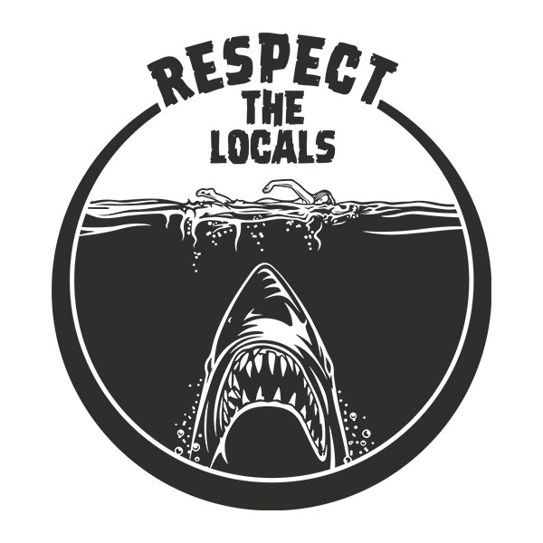 Adesivi per camper: Respect the locals 2