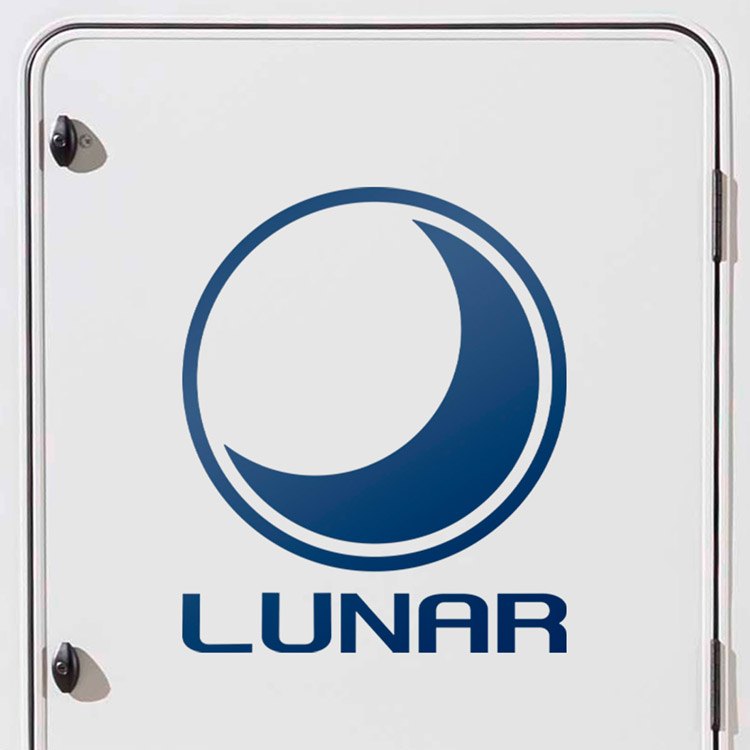 Adesivi per camper: Vinile Logo Lunar per Camper