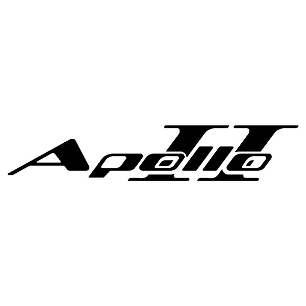 Adesivi per camper: Adesivo per camper Lunar Apolo II, due colori