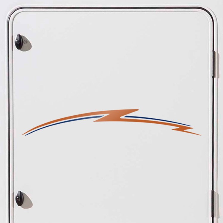Strisce Decorative Sportive per Camper 1/2