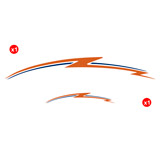Adesivi per camper: Kit Lunare Xstar posteriore e anteriore 2