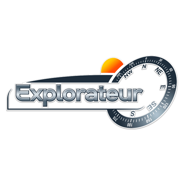 Adesivi per camper: Pilote Explorateur sinistra