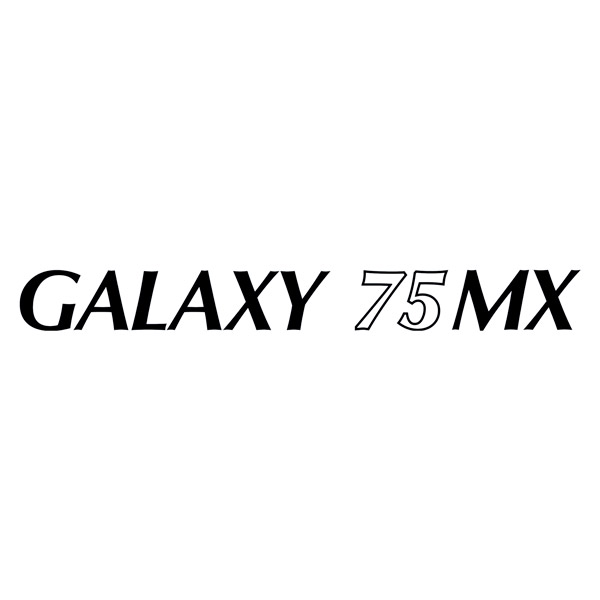 Adesivi per camper: Adesivo per camper Pilote Galaxy 75MX