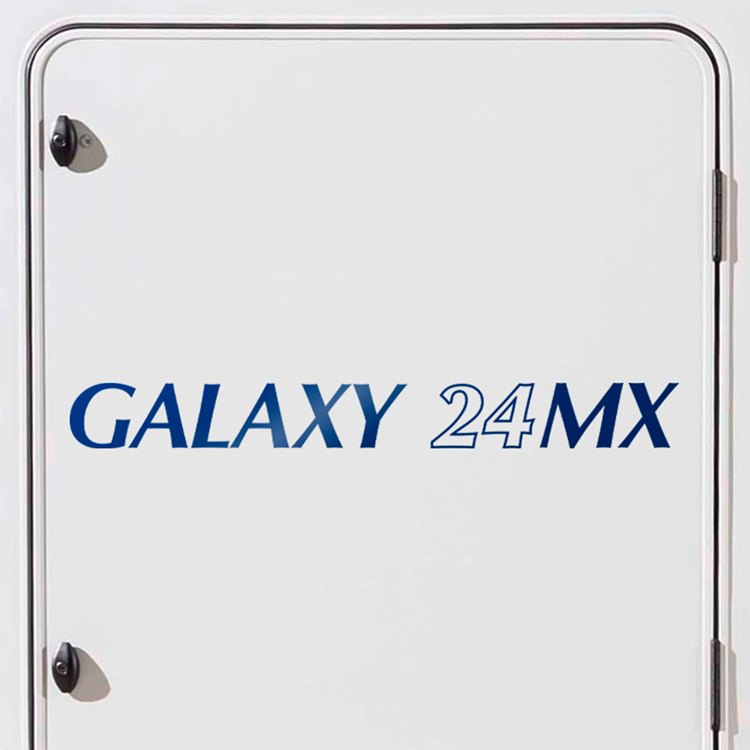 Adesivi per camper: Adesivo Pilote Galaxy 24MX