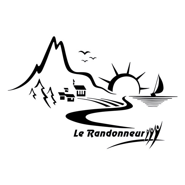 Adesivi per camper: Paesaggio Rapido