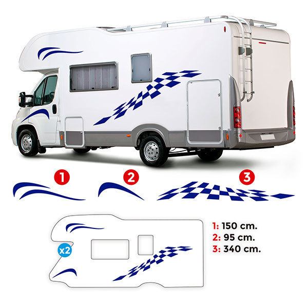 Adesivi per camper: Carovana Kit Nettuno