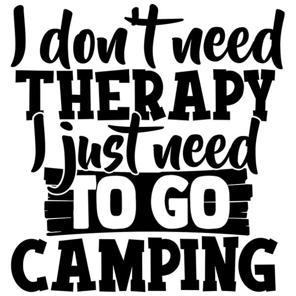 Adesivi per camper: I don´t need therapy