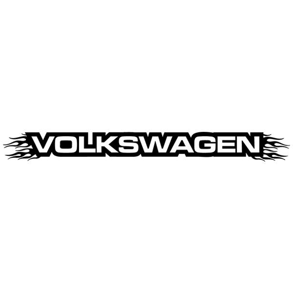 Adesivi per Auto e Moto: Fascia parasole Volkswagen