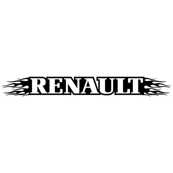 Adesivi per Auto e Moto: Fascia parasole Renault