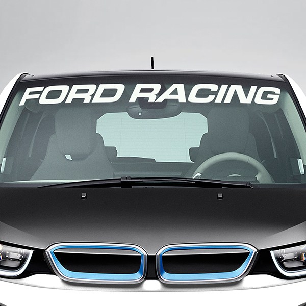 Adesivi per Auto e Moto: Fascia parasole Ford Racing 0