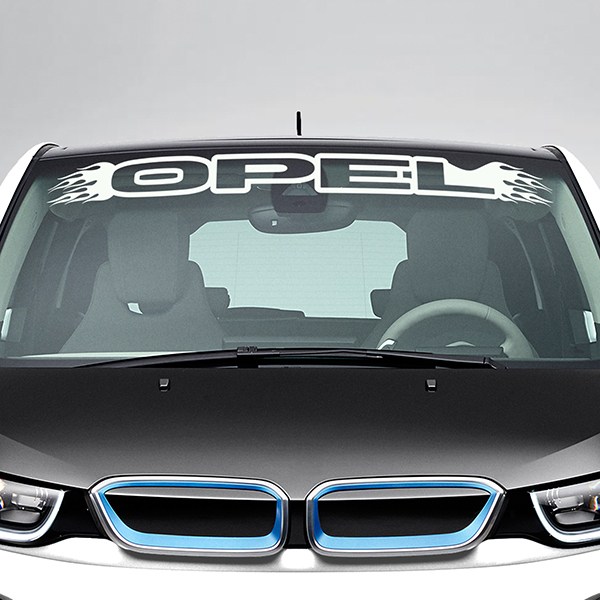Adesivi per Auto e Moto: Fascia parasole Opel