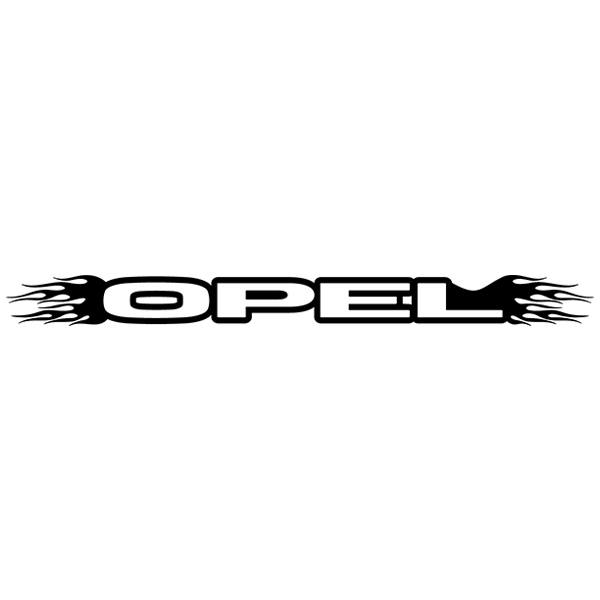 Adesivi per Auto e Moto: Fascia parasole Opel