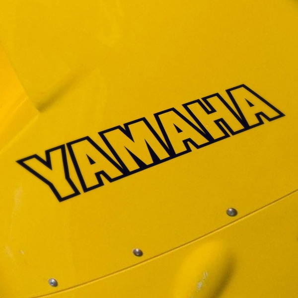 Adesivi per Auto e Moto: Yamaha contorno lettere