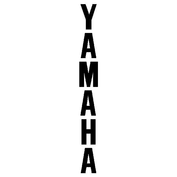 Adesivi per Auto e Moto: Yamaha verticale
