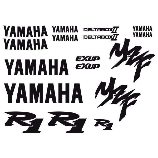 Adesivi per Auto e Moto: Kit Yamaha YZF R1 custom