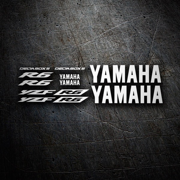 Adesivi per Auto e Moto: Kit Yamaha YZF R6 2003 II 0