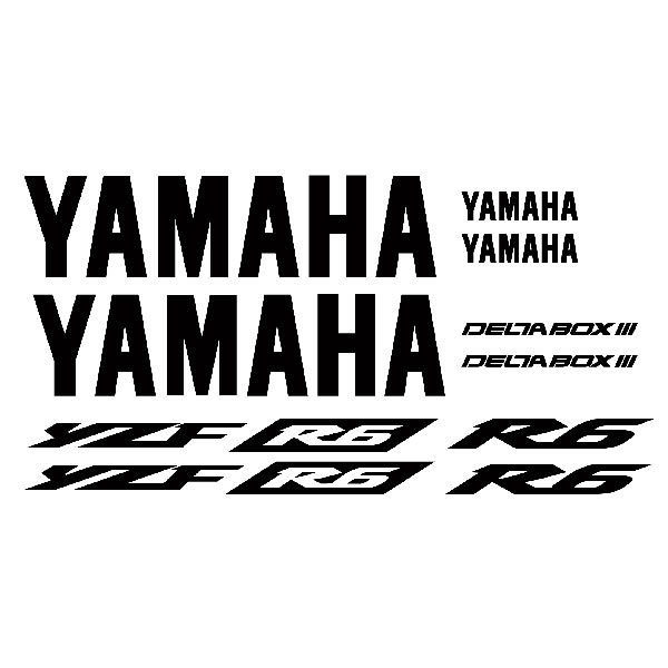 Adesivi per Auto e Moto: Kit Yamaha YZF R6 2003 II