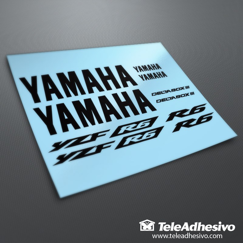 Adesivi per Auto e Moto: Kit Yamaha YZF R6 2003 II